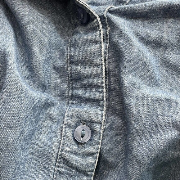 Womens Size XXL Gloria Vanderbilt Cotton & Lyocell Chambray Button Down Shirt‎ - Picture 4 of 15